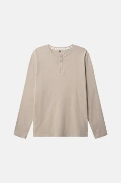 T-Shirts & Polos|Longsleeves*Colours & Sons Henley Shirt Slub - Tent