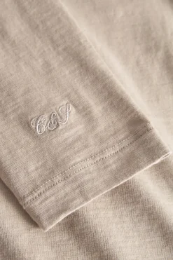T-Shirts & Polos|Longsleeves*Colours & Sons Henley Shirt Slub - Tent