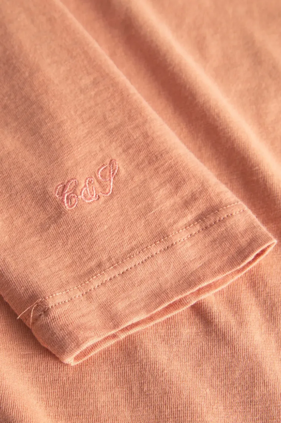 T-Shirts & Polos|Longsleeves*Colours & Sons Henley - Slub - Peach