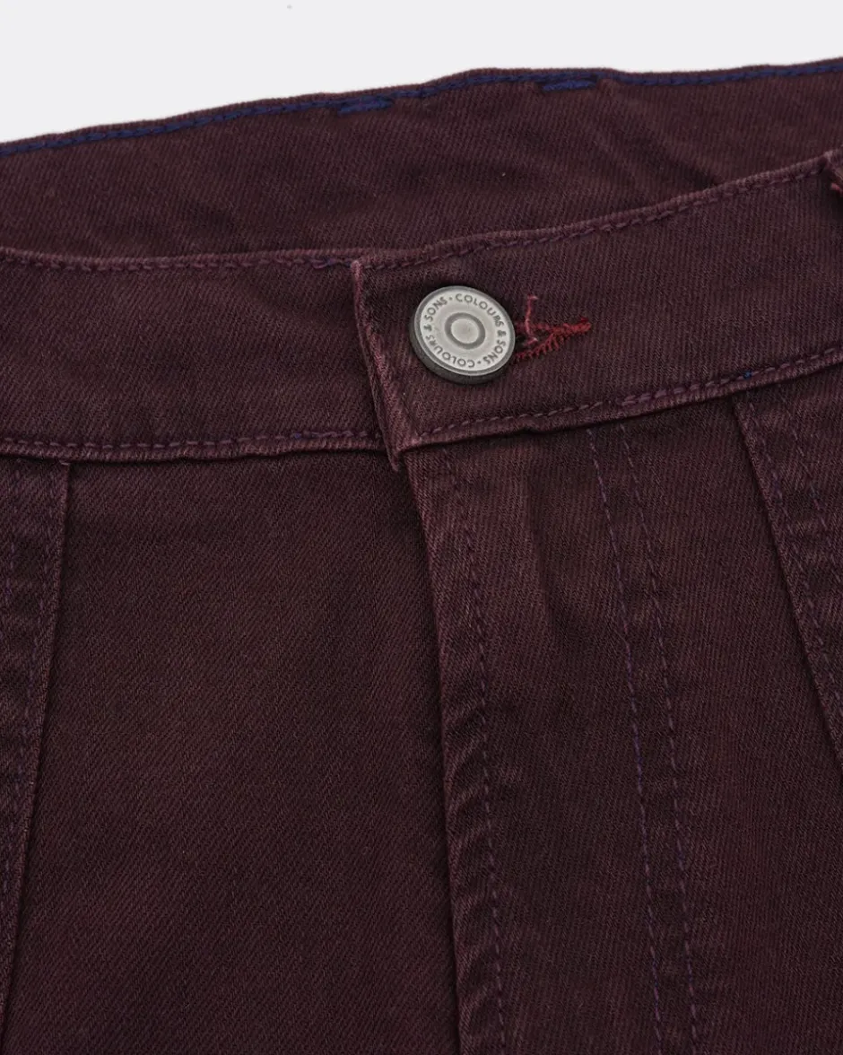 Jeans*Colours & Sons Jeans Coloured Denim - Port Wine