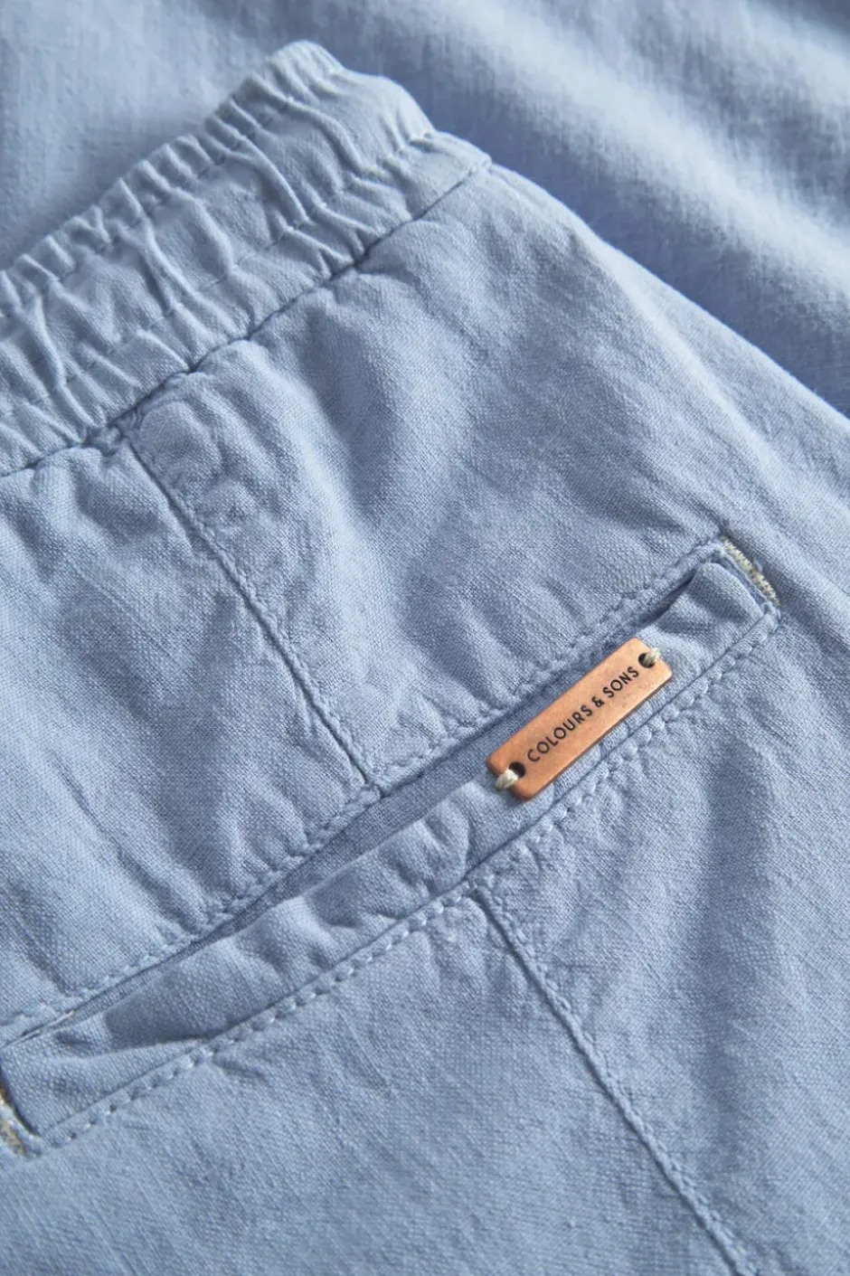 Hosen*Colours & Sons Leinen Hose - Vintage Blue