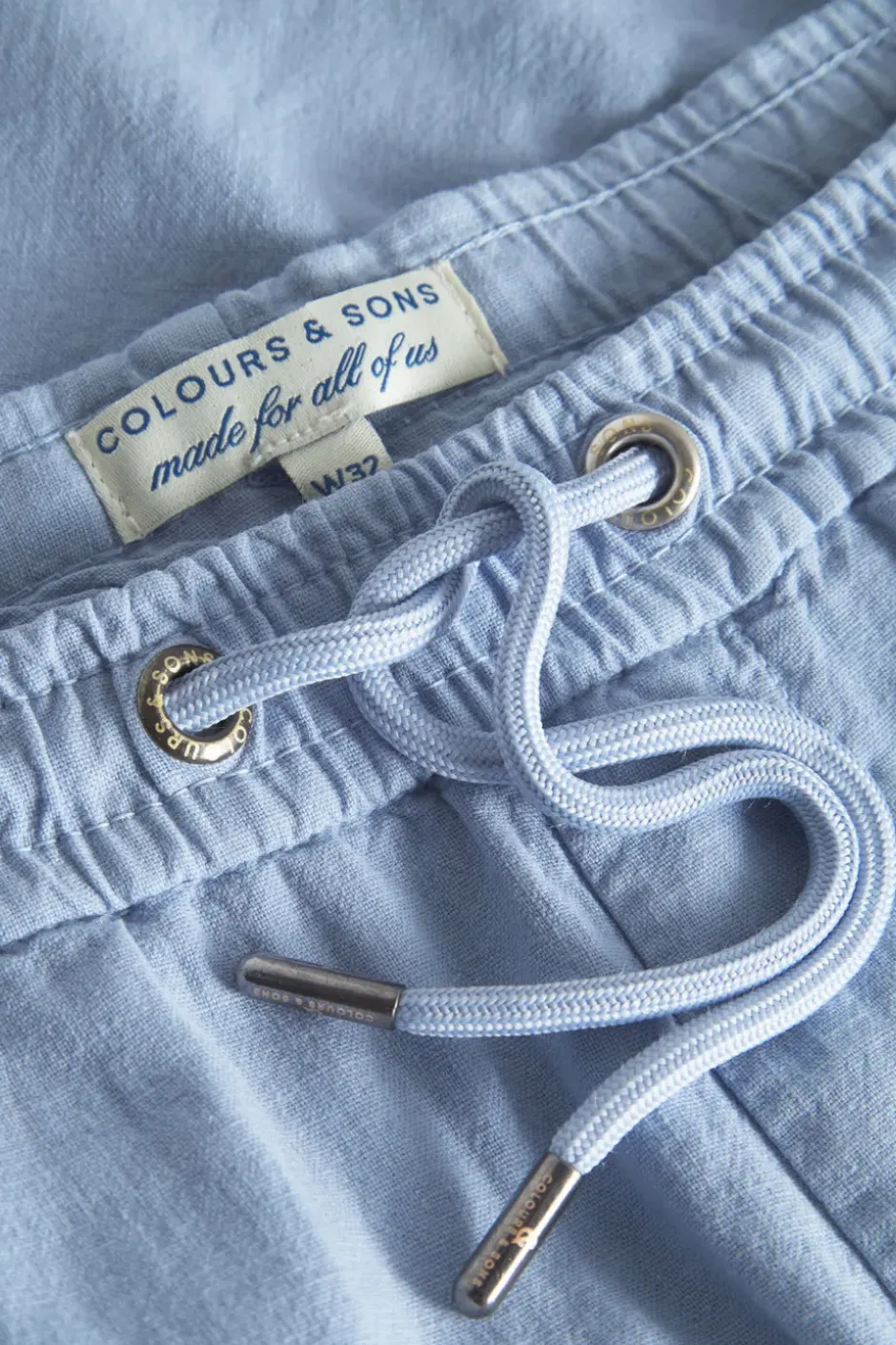 Hosen*Colours & Sons Leinen Hose - Vintage Blue
