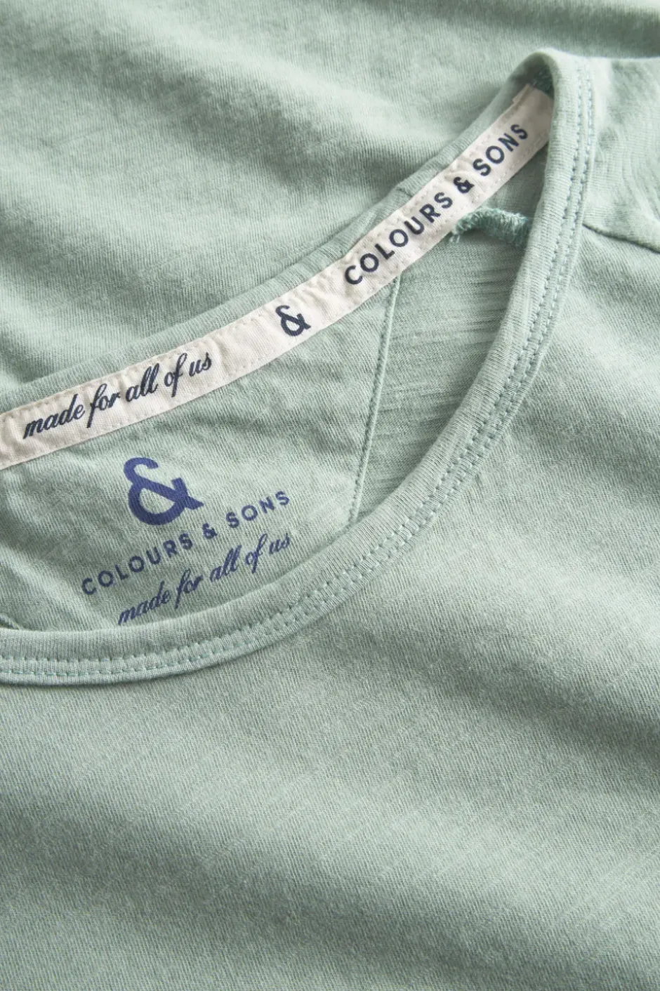 T-Shirts & Polos|Longsleeves*Colours & Sons Longsleeve Slub - Lime