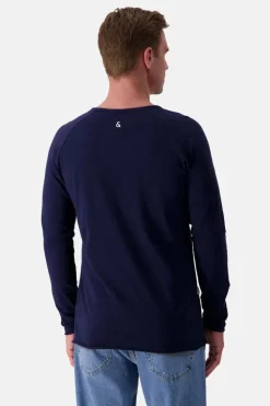 T-Shirts & Polos|Longsleeves*Colours & Sons Longsleeve Slub - Navy