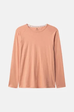 T-Shirts & Polos|Longsleeves*Colours & Sons Longsleeve Slub - Peach