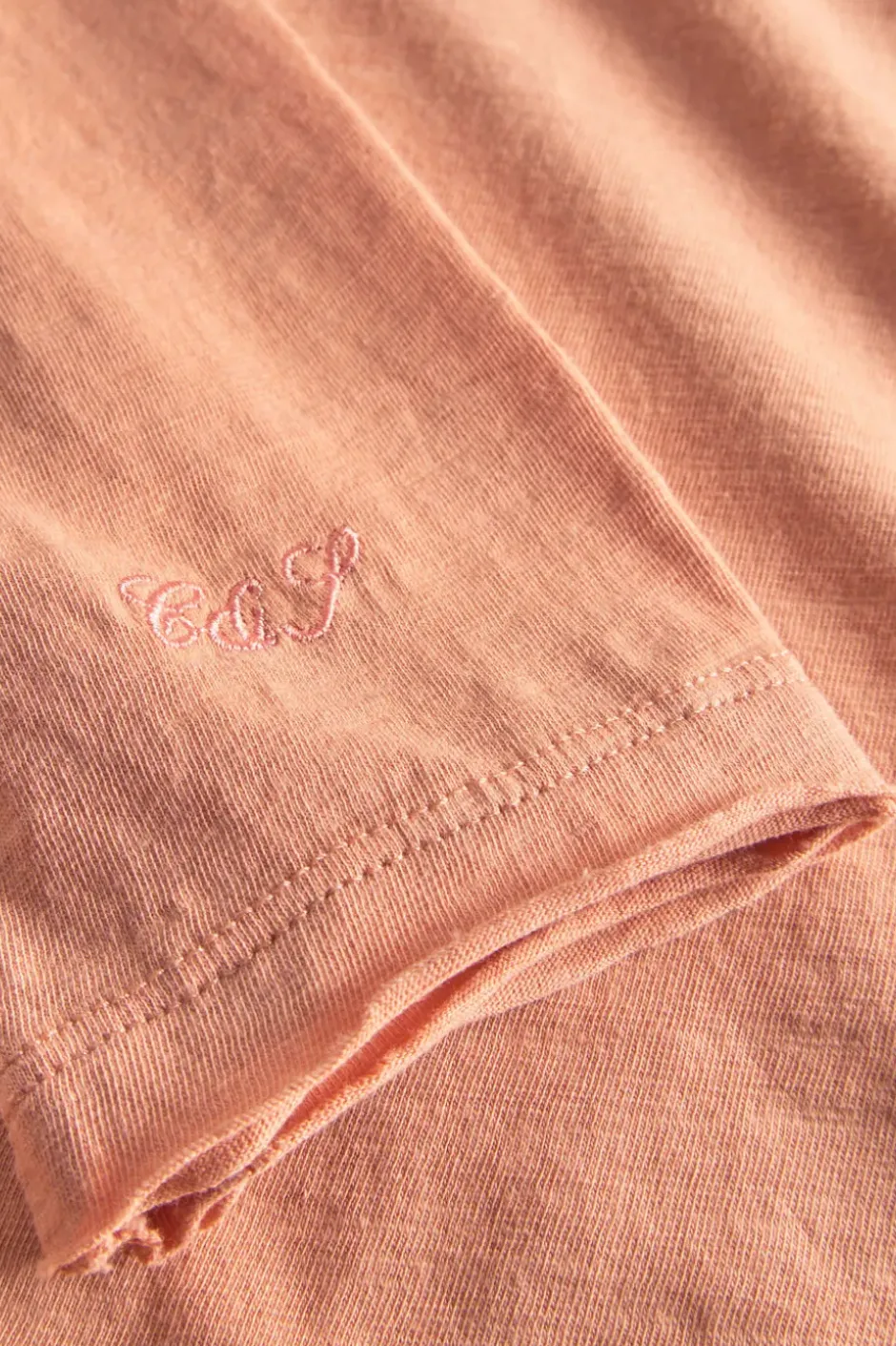 T-Shirts & Polos|Longsleeves*Colours & Sons Longsleeve Slub - Peach