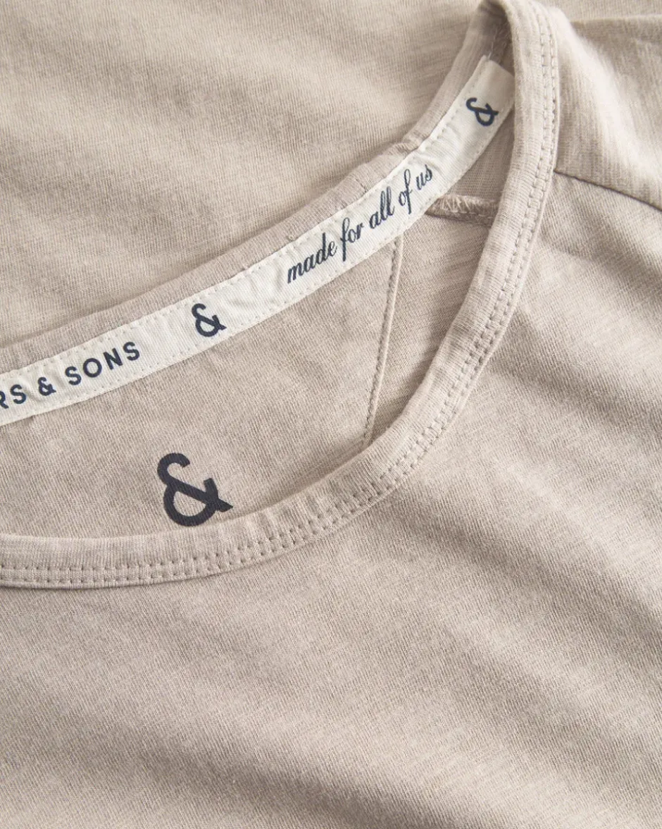 T-Shirts & Polos|Longsleeves*Colours & Sons Longsleeve Slub - Tent