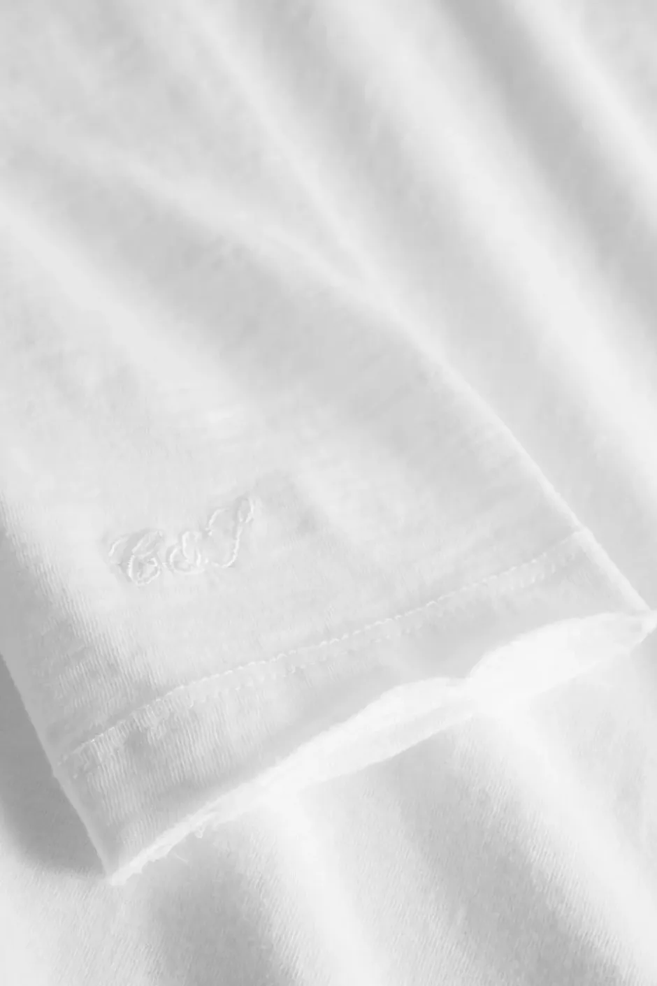 T-Shirts & Polos|Longsleeves*Colours & Sons Longsleeve Slub - White