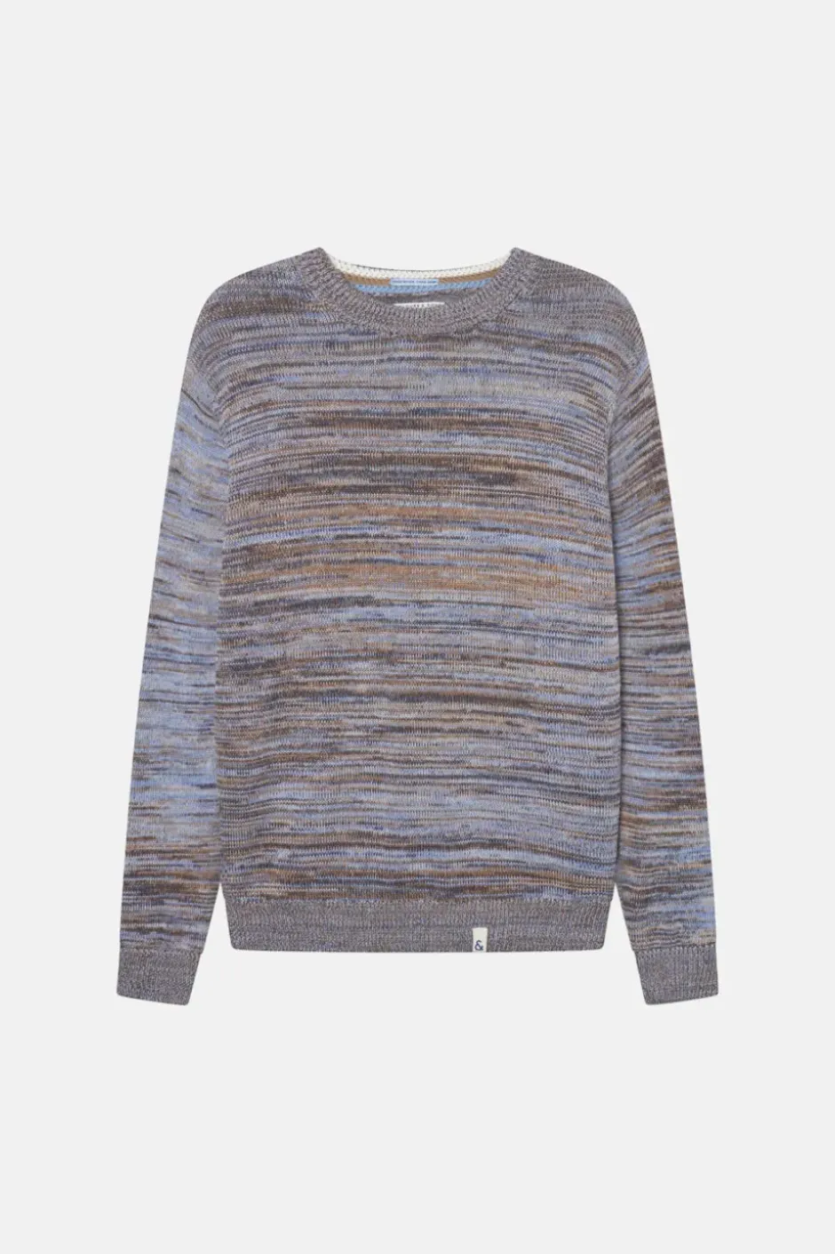 Pullover*Colours & Sons Mouline Pullover - Navy Mouliné