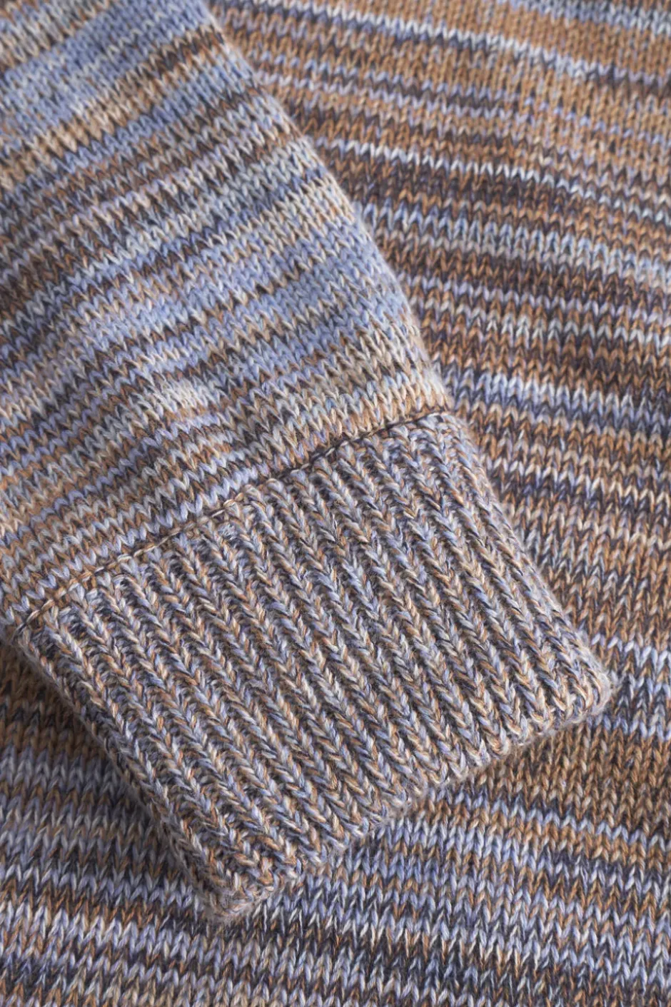 Pullover*Colours & Sons Mouline Pullover - Navy Mouliné