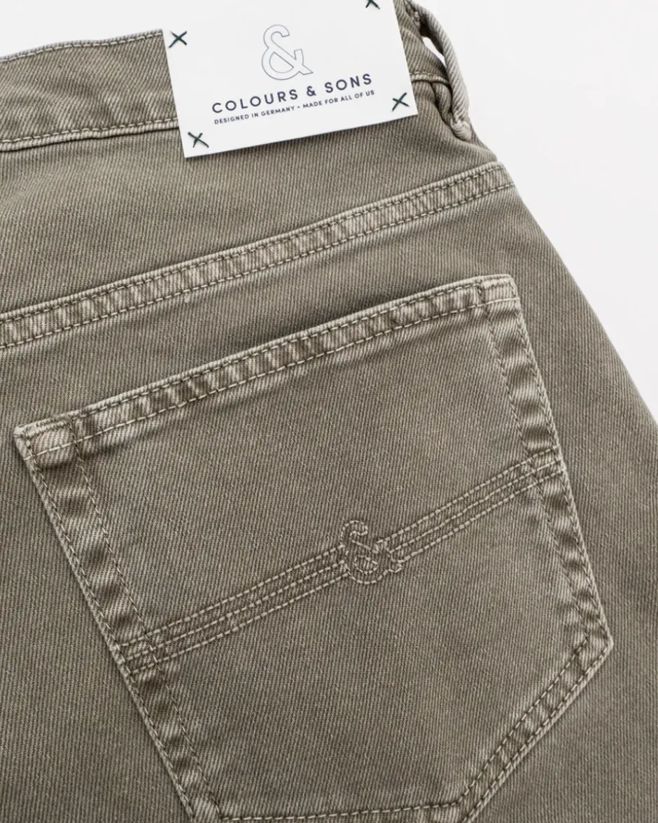 Jeans*Colours & Sons Natural Dye Denim - Olive