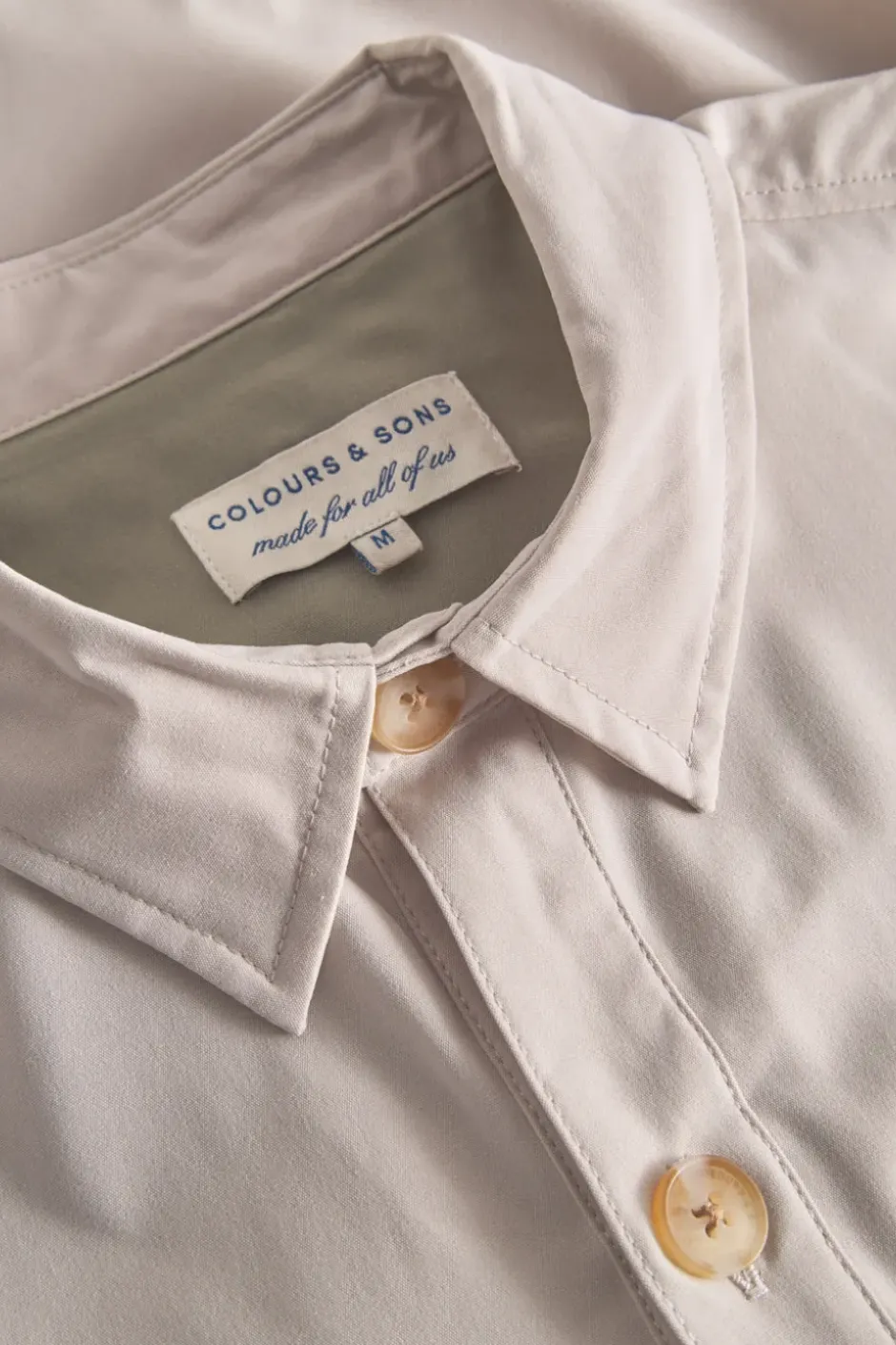 Hemden|Jacken*Colours & Sons Overshirt-Pocket - Offwhite
