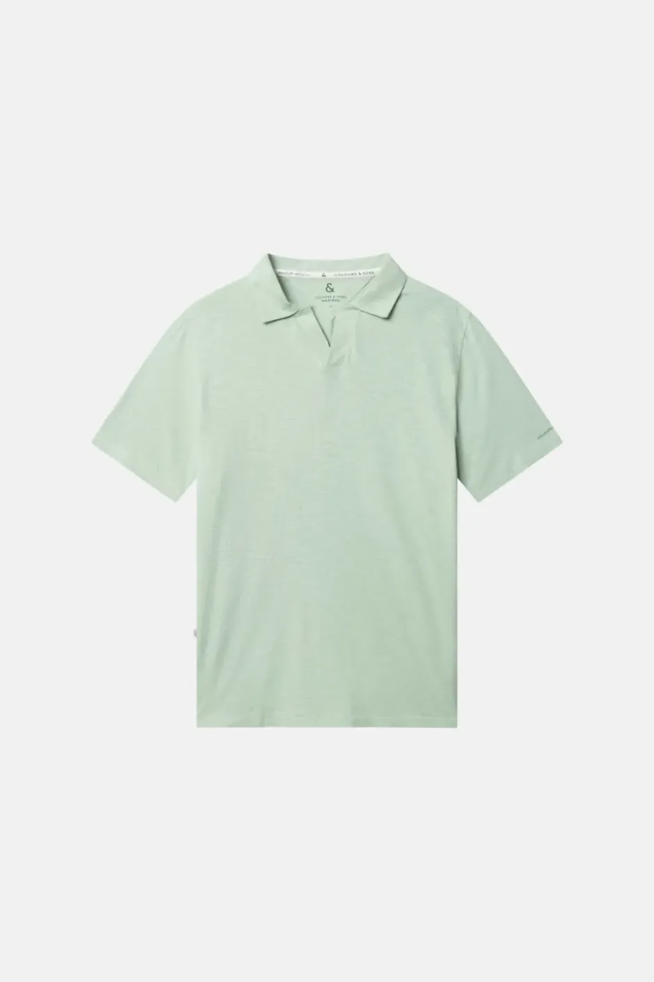 T-Shirts & Polos*Colours & Sons Polo Leinen Blend - Lime