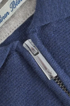 T-Shirts & Polos*Colours & Sons Polo Leinen Blend - Navy