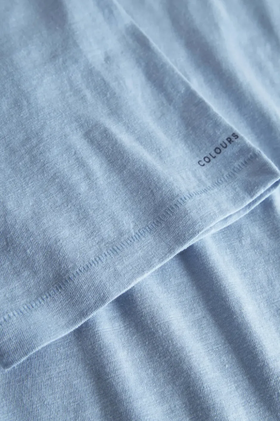 T-Shirts & Polos*Colours & Sons Polo Leinen Blend - Sky