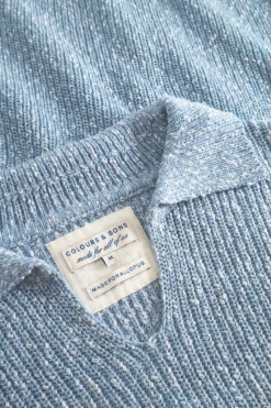 Pullover*Colours & Sons Pullover Johnny Collar - Dove