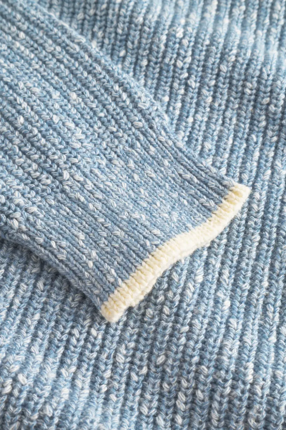 Pullover*Colours & Sons Pullover Johnny Collar - Dove