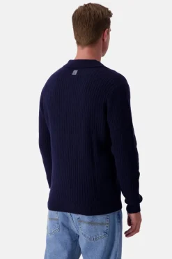 Pullover*Colours & Sons Pullover Johnny Kragen - Navy