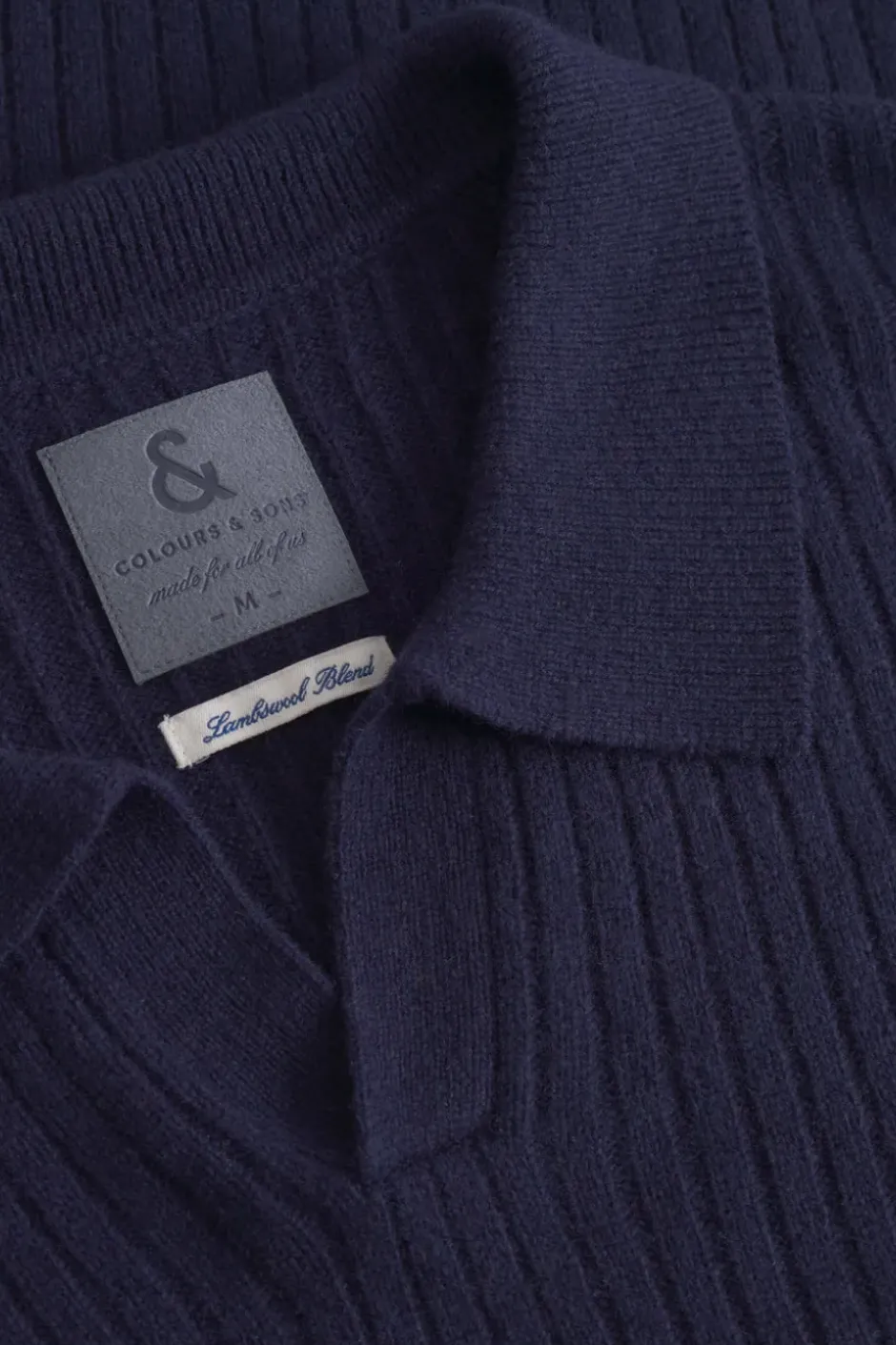 Pullover*Colours & Sons Pullover Johnny Kragen - Navy