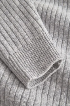 Pullover*Colours & Sons Pullover Johnny Kragen - Silver