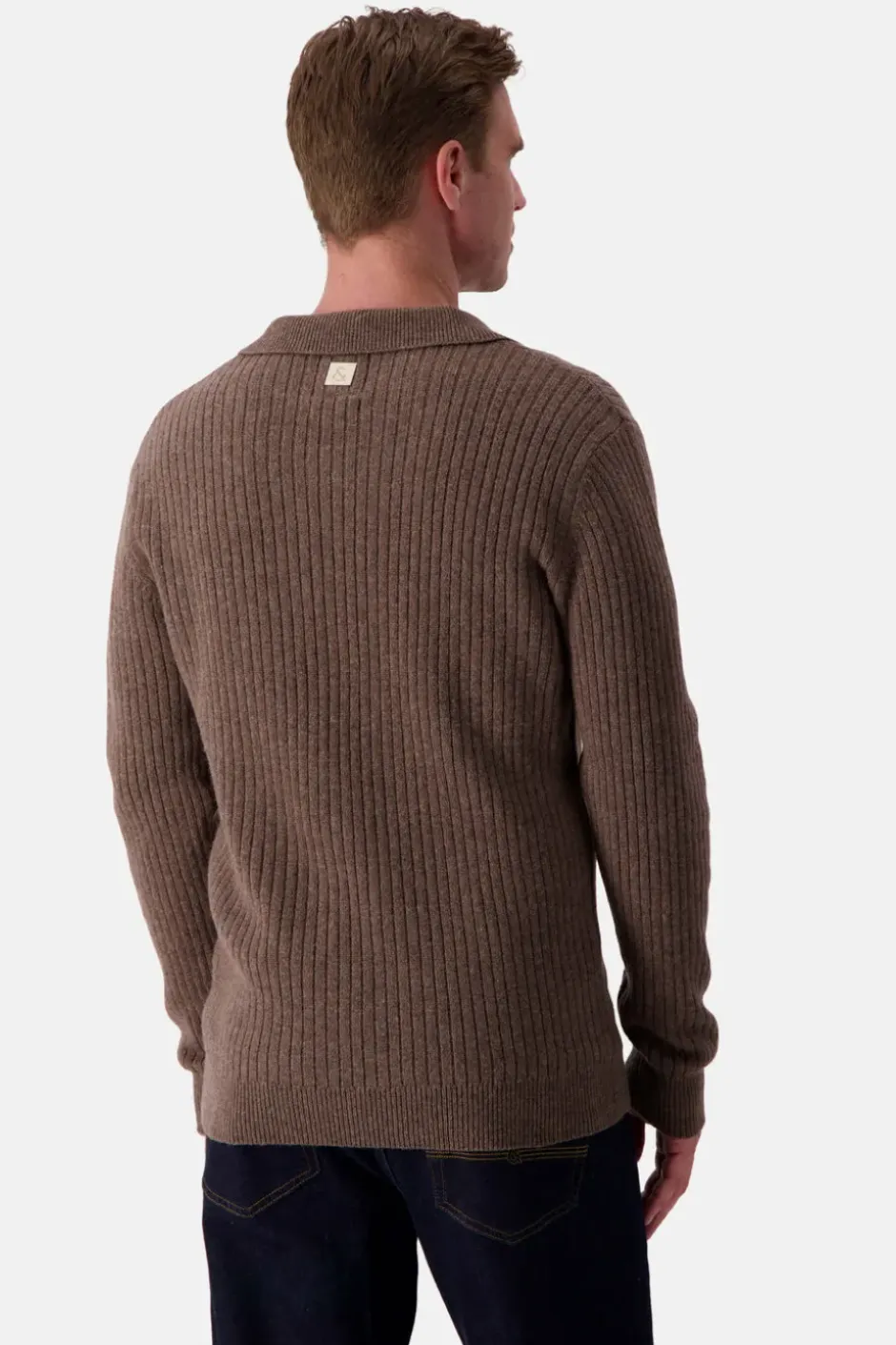 Pullover*Colours & Sons Pullover Johnny Kragen - Soil