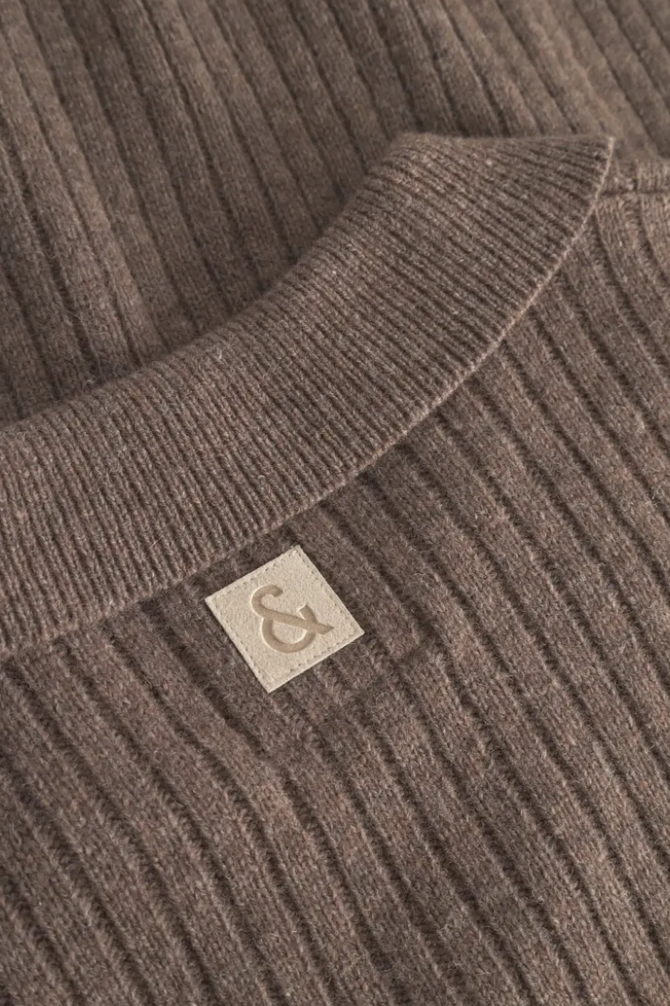 Pullover*Colours & Sons Pullover Johnny Kragen - Soil