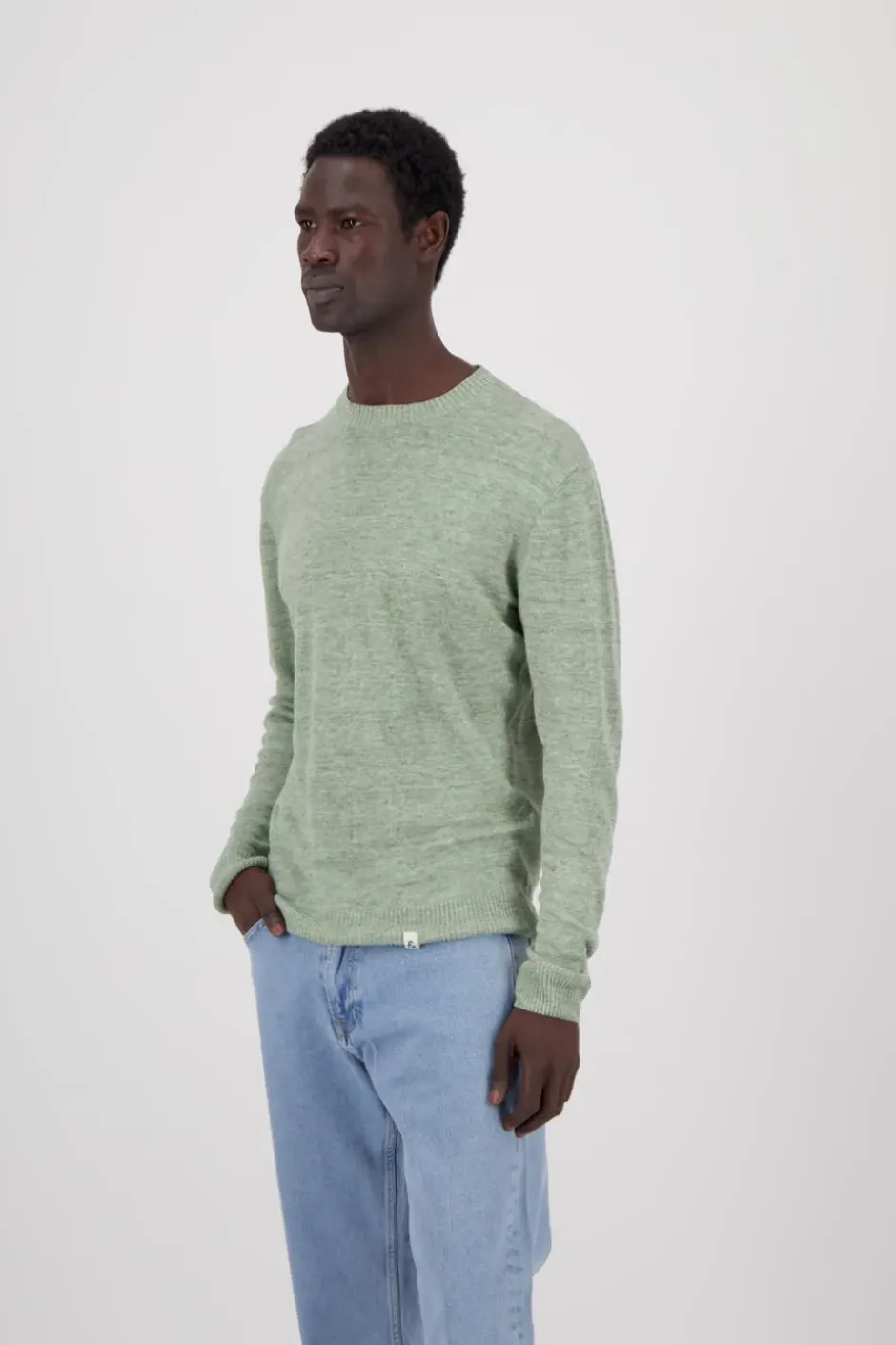 Pullover*Colours & Sons Pullover Leinen - Lime