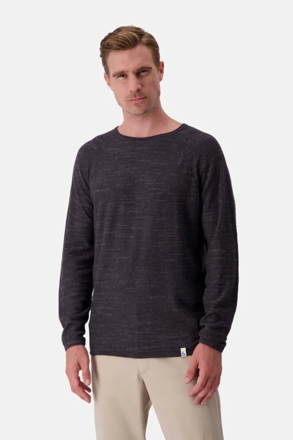 Pullover*Colours & Sons Pullover Slub - Anthracite