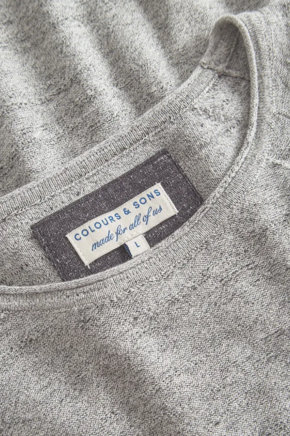 Pullover*Colours & Sons Pullover Slub - Silver