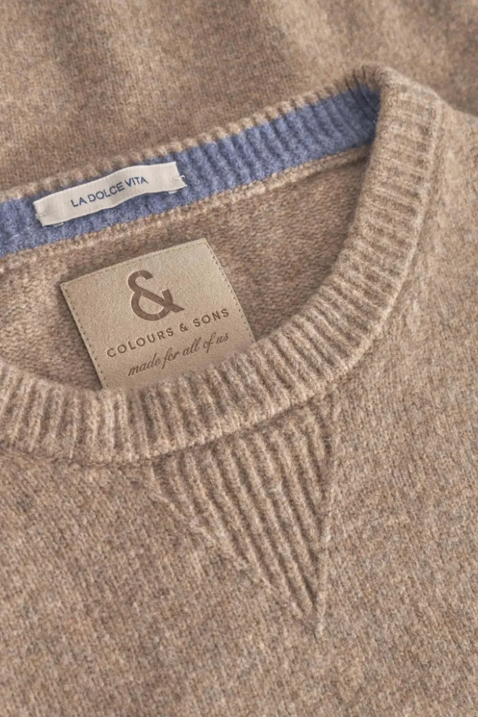 Pullover*Colours & Sons Pullover Woolen Touch - Tumbleweed