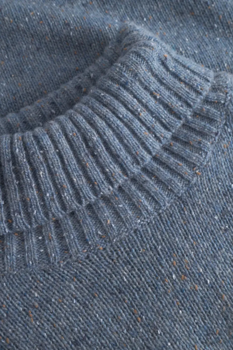 Pullover*Colours & Sons Rollkragen Pullover Donegal - Denim