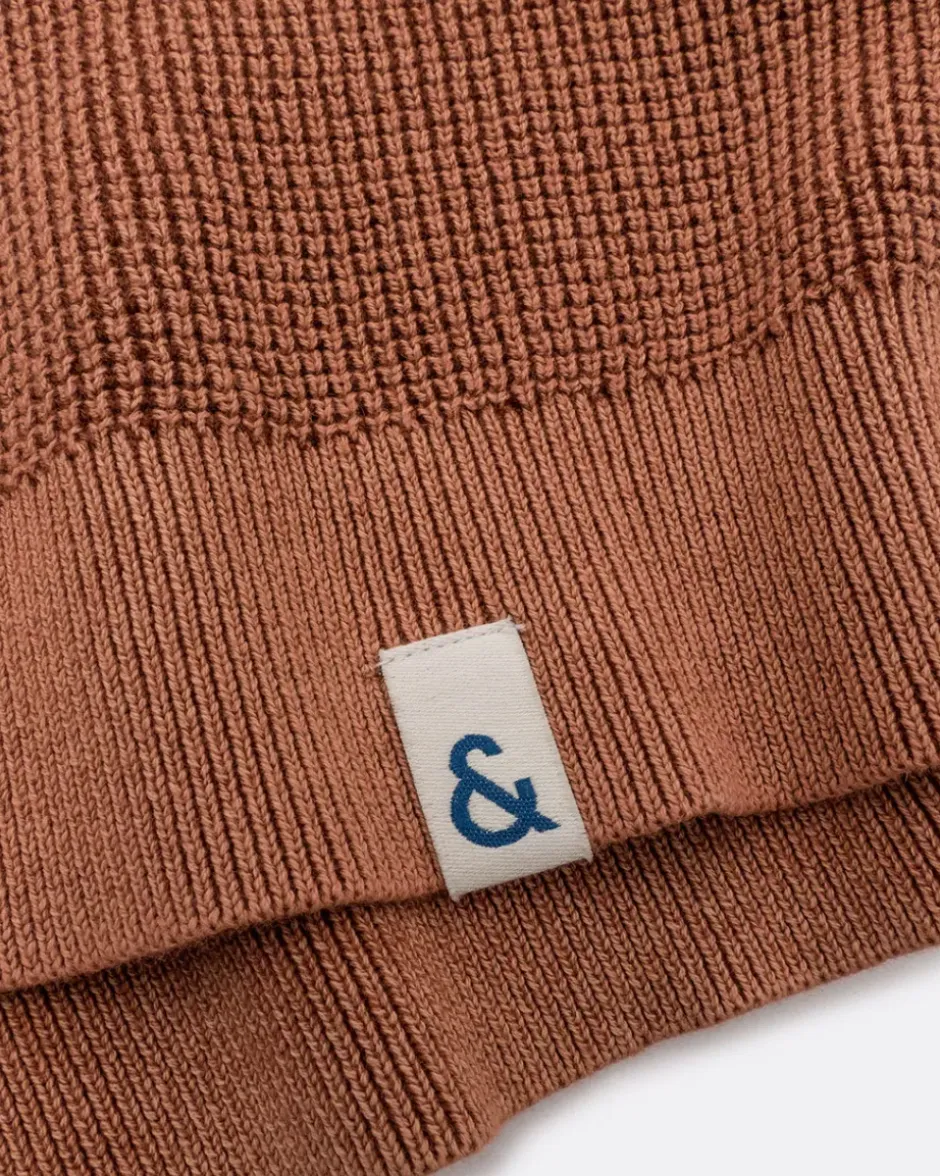 Pullover*Colours & Sons Roundneck Basic - Bronce