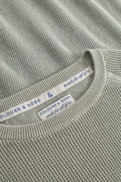 Pullover|Pullover*Colours & Sons Roundneck Basic - Lime