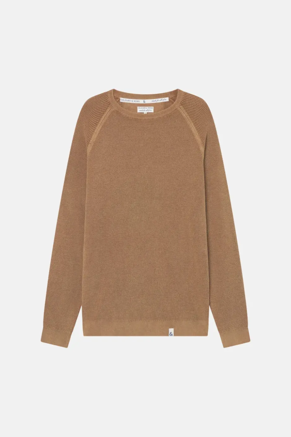 Pullover|Pullover*Colours & Sons Roundneck Basic - Tobacco