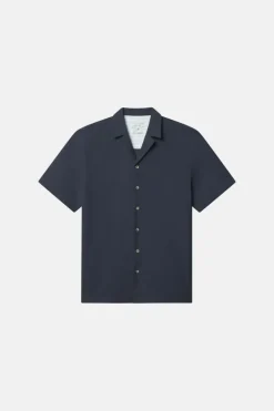Hemden*Colours & Sons Shirt Seersucker Solid - Navy