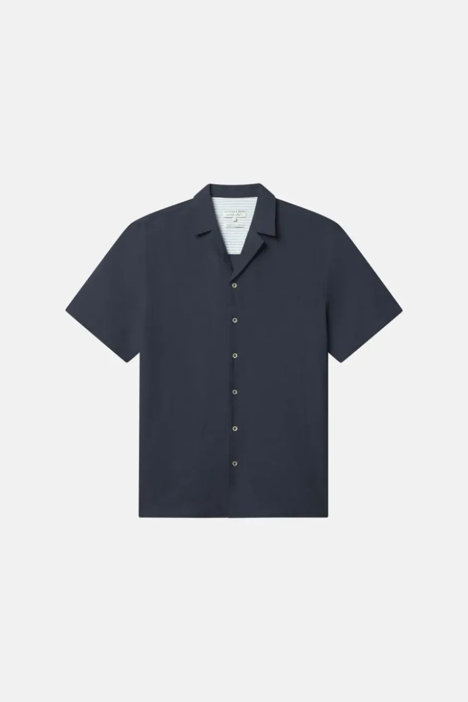 Hemden*Colours & Sons Shirt Seersucker Solid - Navy