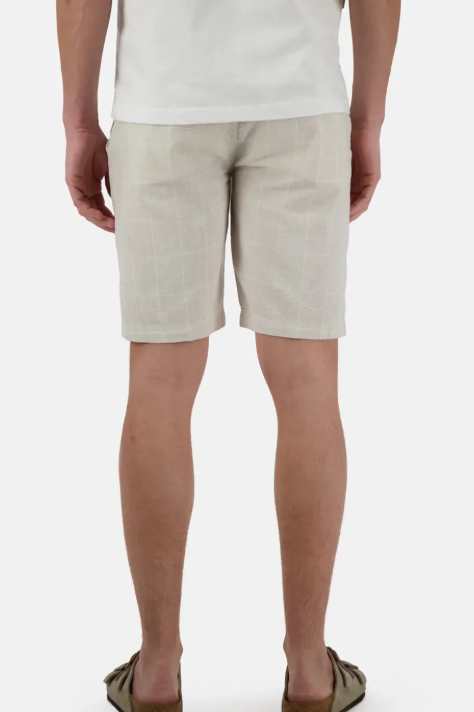 Shorts*Colours & Sons Shorts Leinen Blend - Tent Check