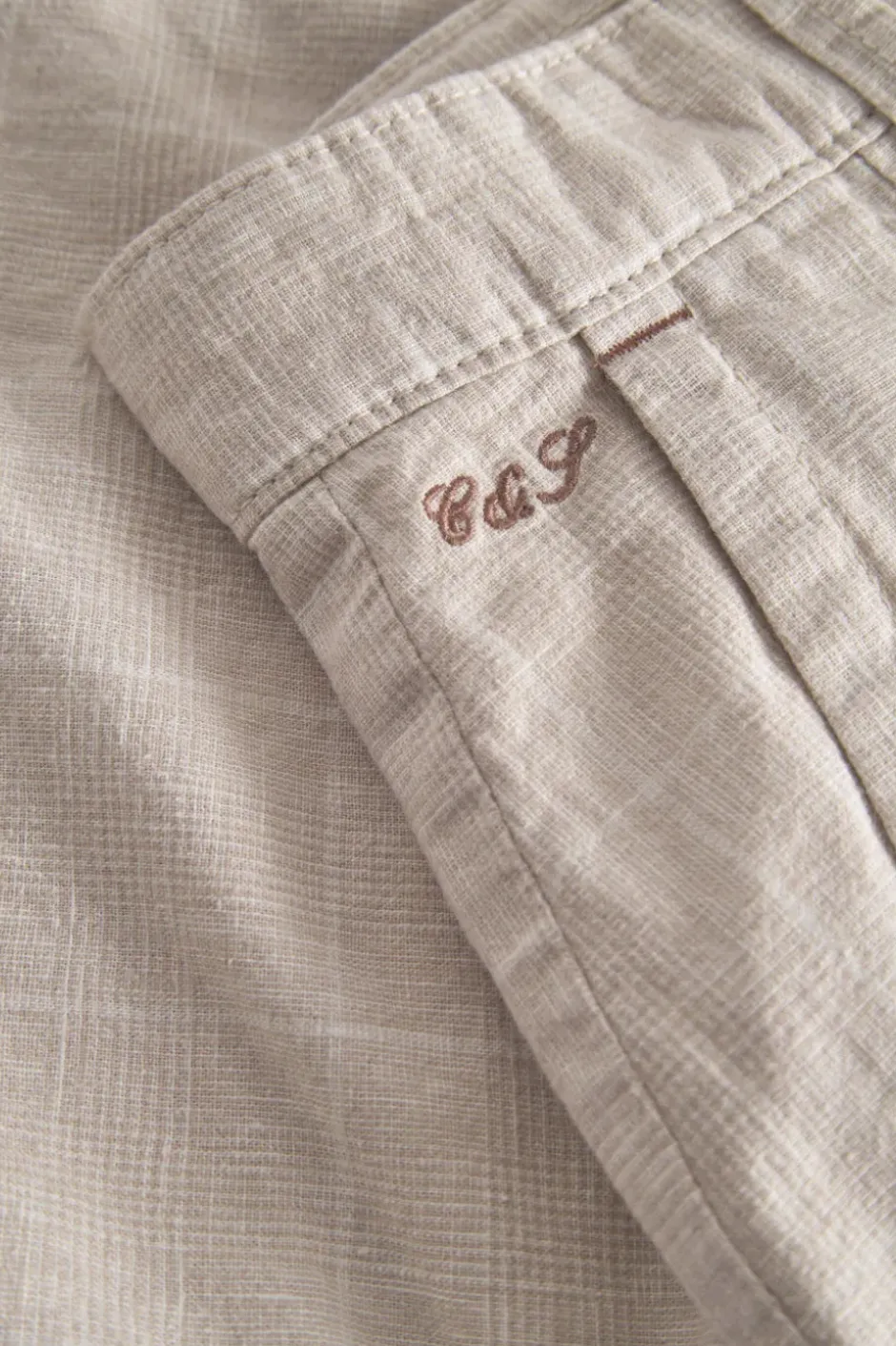 Shorts*Colours & Sons Shorts Leinen Blend - Tent Check
