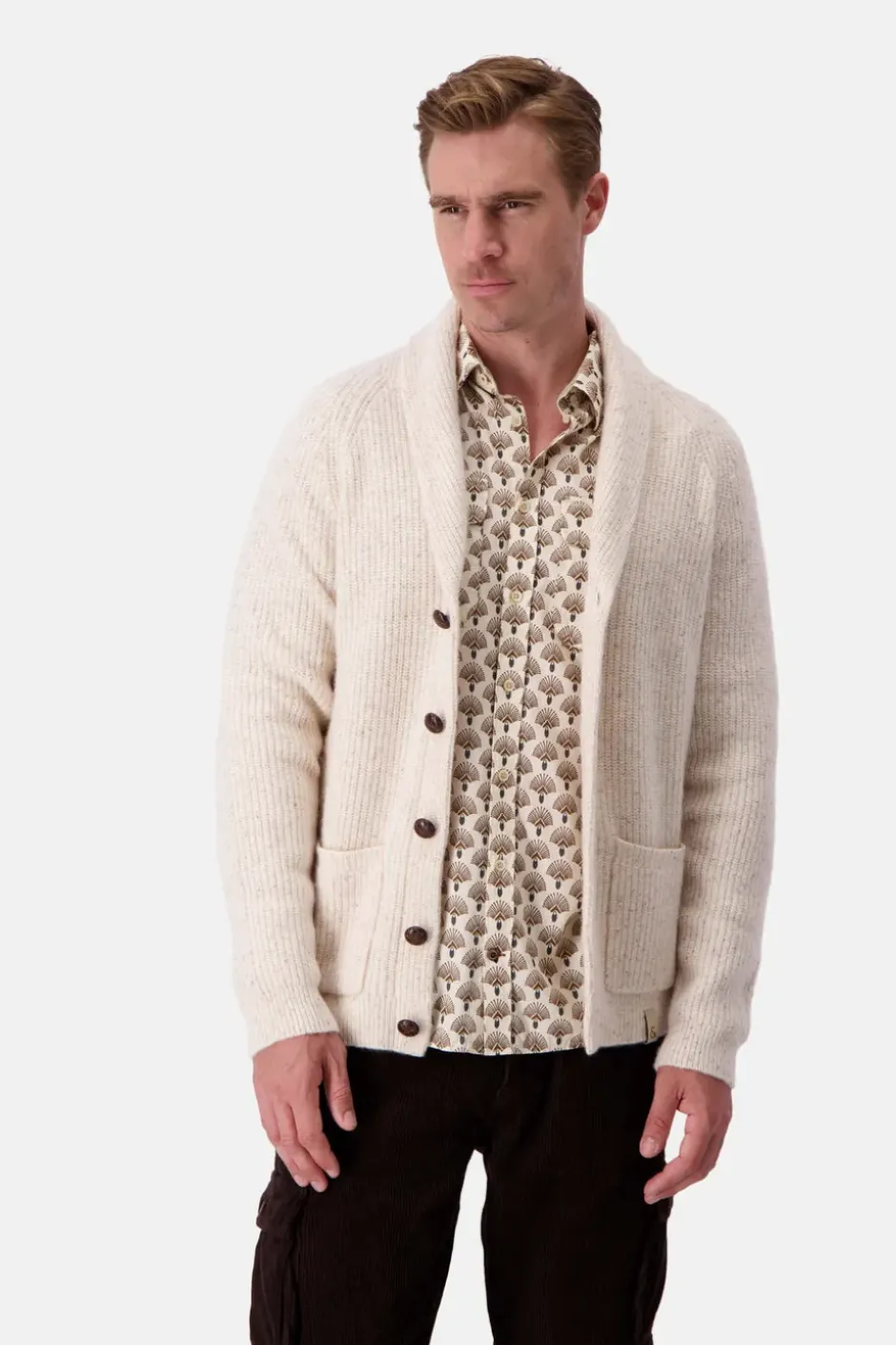 Pullover*Colours & Sons Strickjacke Donegal - Offwhite
