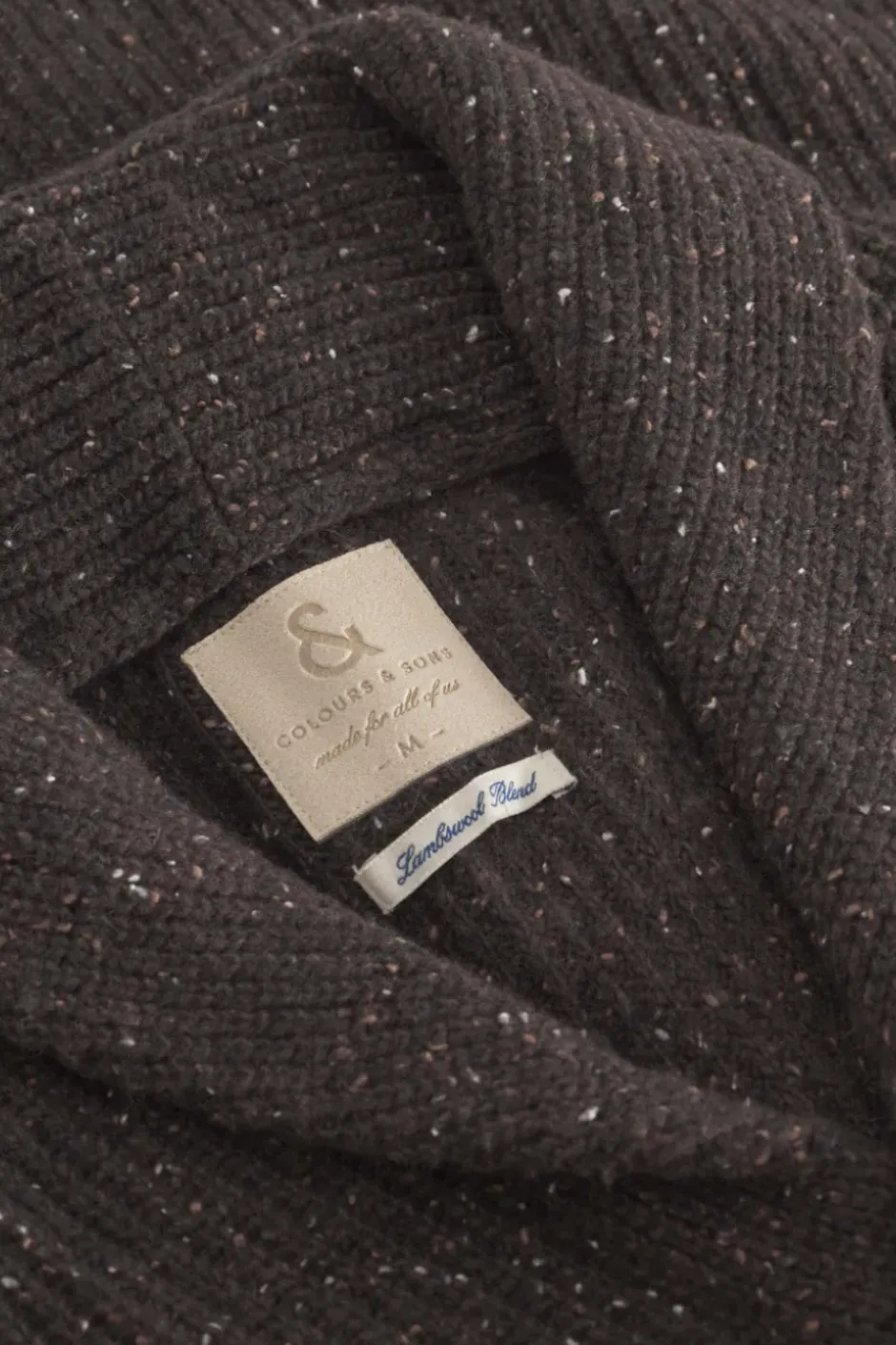 Pullover*Colours & Sons Strickjacke Donegal - Soil