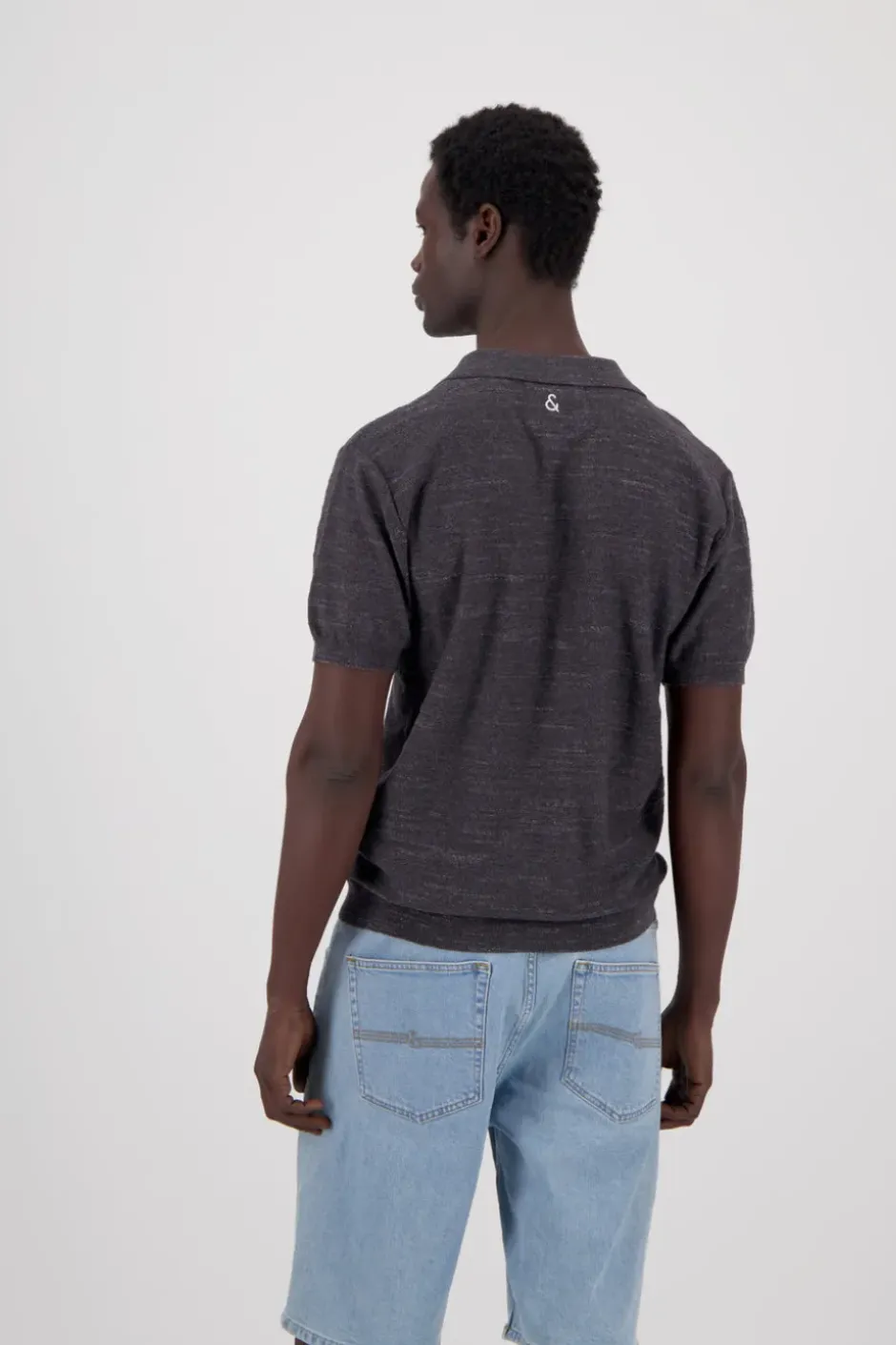 T-Shirts & Polos*Colours & Sons Strickpolo - Anthracite