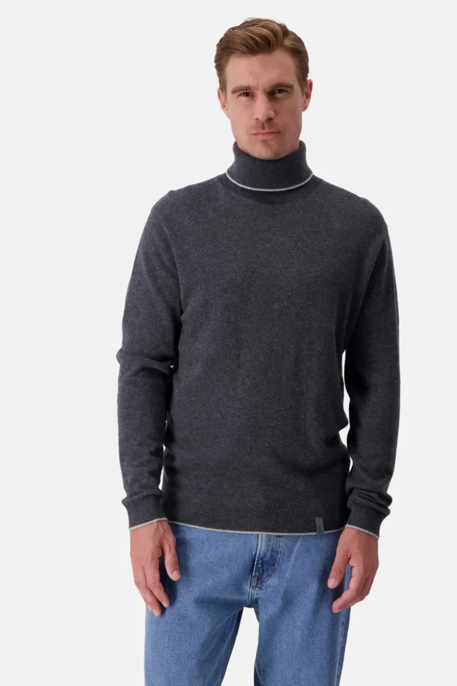 Pullover*Colours & Sons Strickpullover Merino Blend - Anthracite