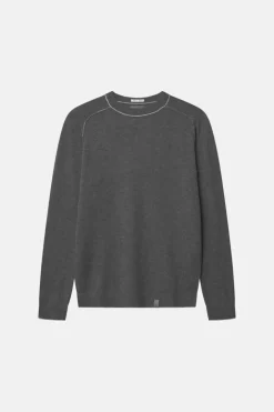 Pullover*Colours & Sons Strickpullover Merino Blend - Anthracite