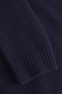 Pullover*Colours & Sons Strickpullover Mock-Zip - Navy