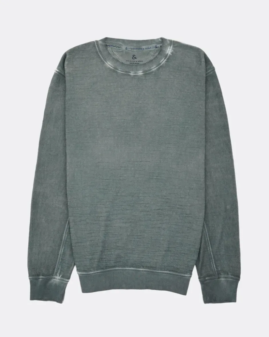 Sweatshirts*Colours & Sons Sweatshirt Cold Dyed - Uniform