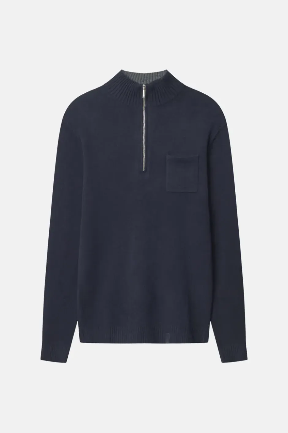 Pullover*Colours & Sons Troyer Woolen Touch - Navy