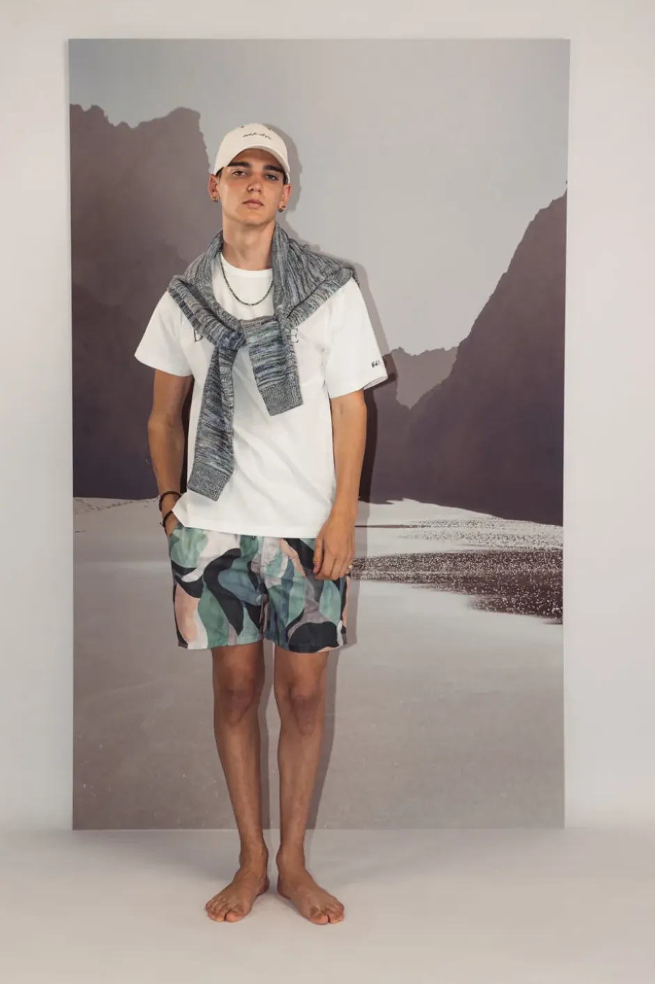 T-Shirts & Polos*Colours & Sons T-Shirt-Botaniste - White