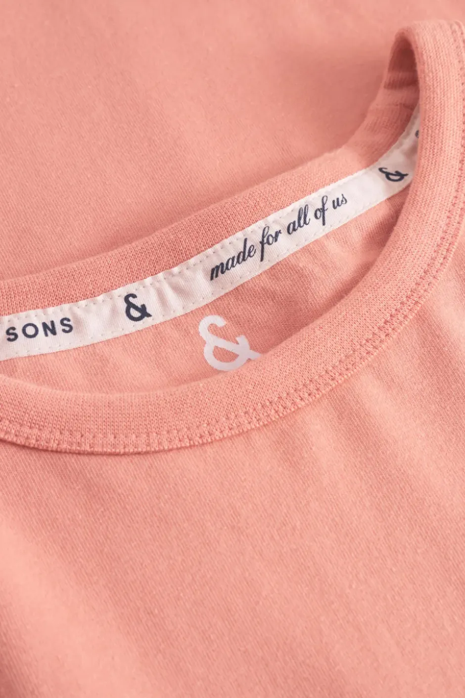 T-Shirts & Polos*Colours & Sons T-Shirt Made For All Of Us - Salmon