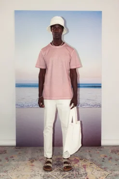 T-Shirts & Polos*Colours & Sons T-Shirt Oil Dyed - Peach