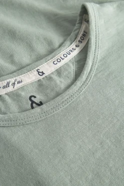 T-Shirts & Polos|T-Shirts & Polos*Colours & Sons T-Shirt Slub - Lime